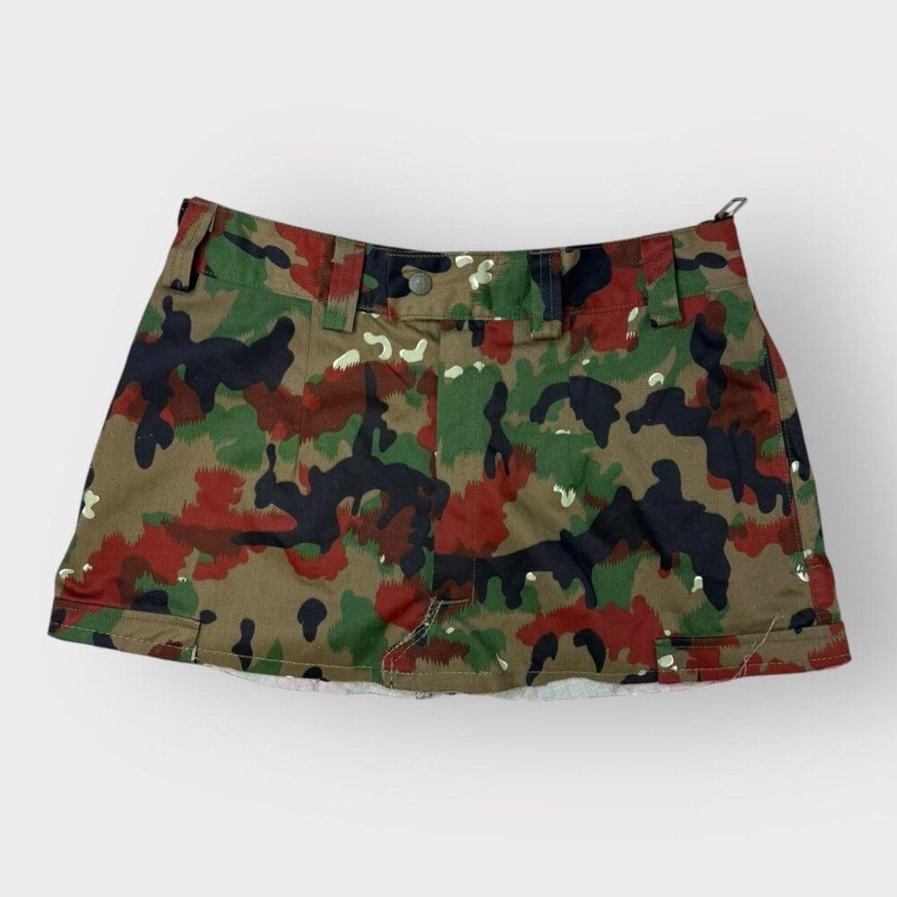 Camo Mini Skirt – Y2K Utility Streetwear